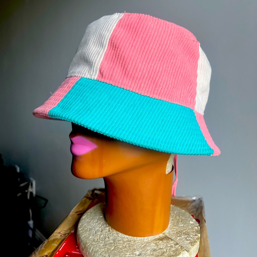 Multi Colored Bucket Hat - image 1